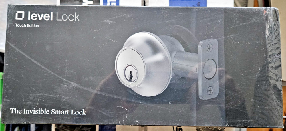Level Lock Touch Edition Smart Lock Matte Black Bluetooth Electronic Deadbolt