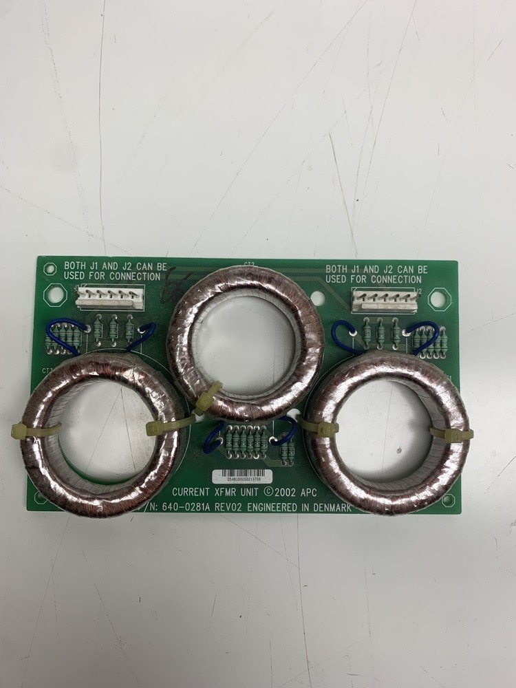 APC 640-0281A Current XMFR Unit Control Board PCB REV 02