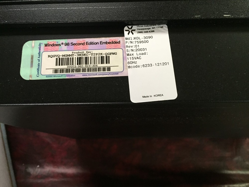 VICON MODEL KOL-3090 - KOLLECTOR