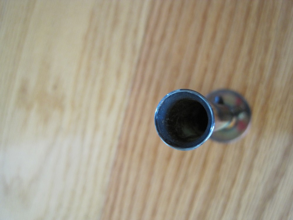 Bud Vase Silver Plate 4 1/4" Heart