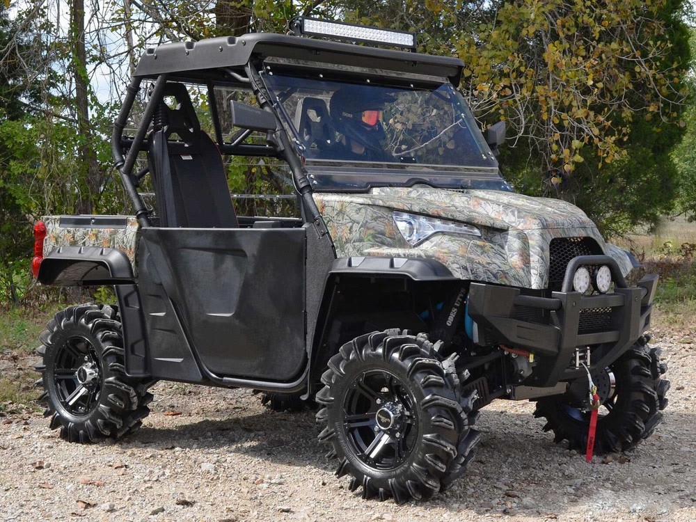 SuperATV Odes Dominator X2 / X4 Scratch Resistant Flip Windshield (2015-2017)