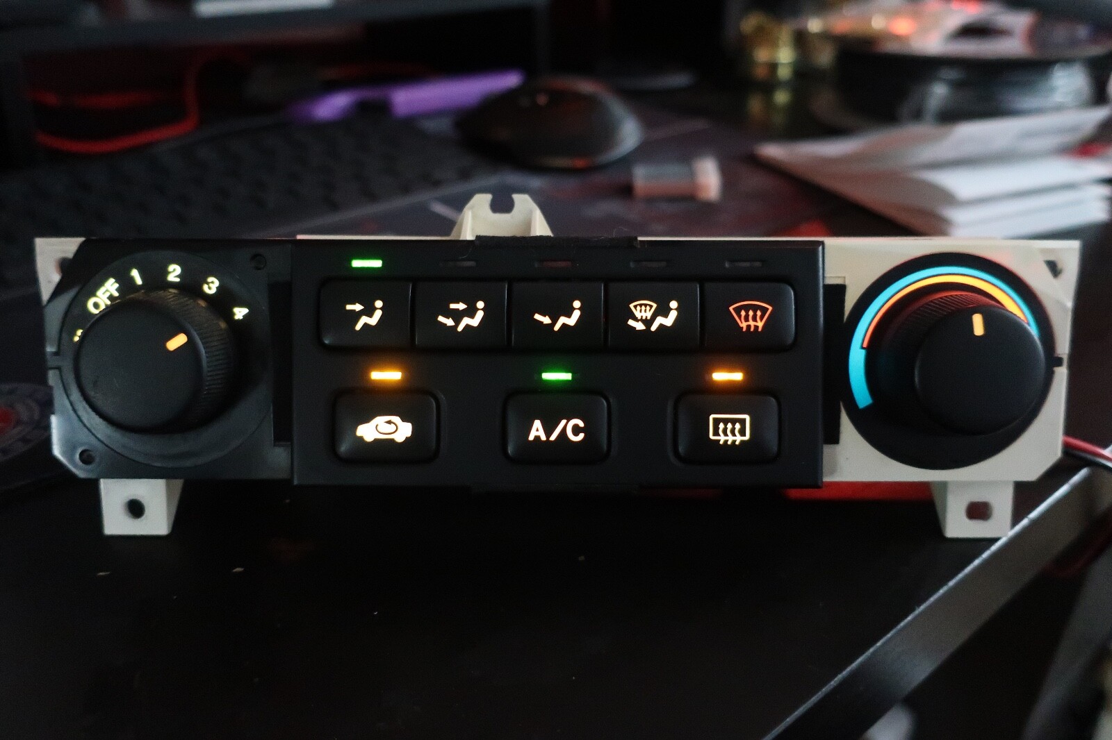 98 00 Honda Accord Climate Temp Control Unit Heater AC OEM