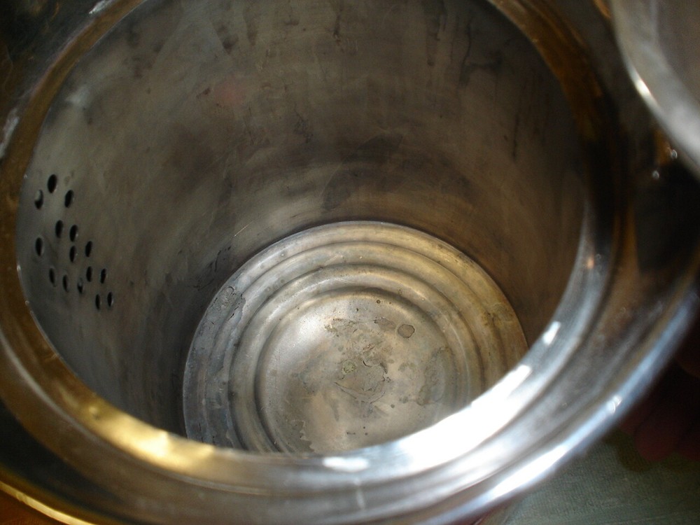 Beautiful Antique Silverplate Ice Water Pitcher