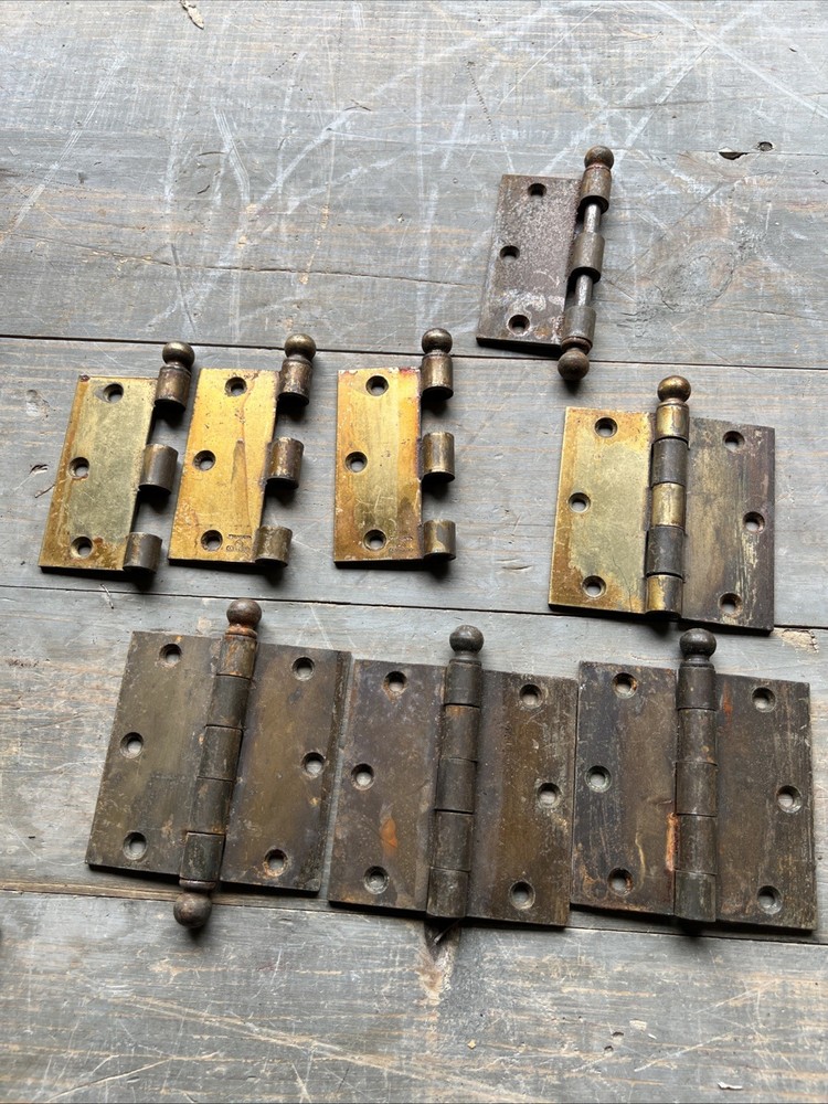 Vintage Door Hardware And Knobs Bronze Brass Iron Mixture