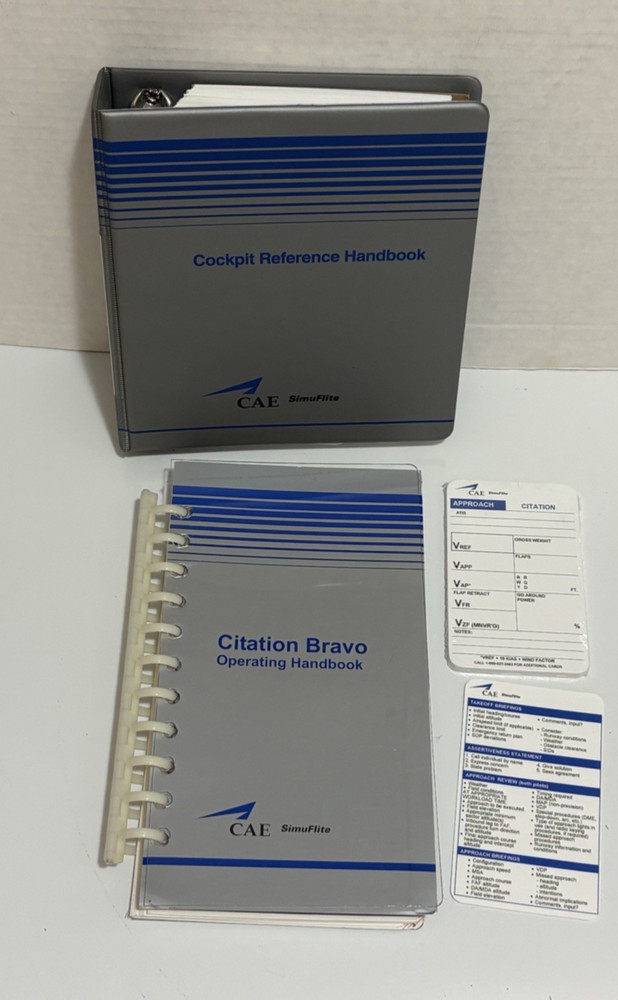 Cessna Citation Bravo (550)  Operating Handbook/Cockpit Reference Handbook