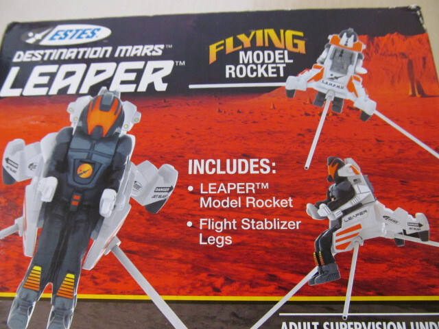 Estes Destination Mars Leaper Flying Model Rocket for Ages 10+