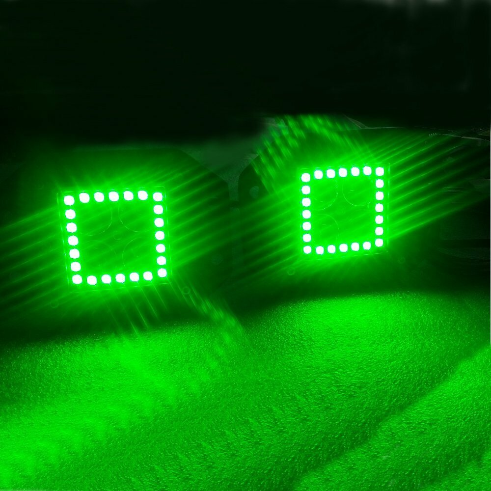 2Pods 5 Inch LED Work Lights Chasing Halo Ring Spot Light Flush Mount Bluetooth