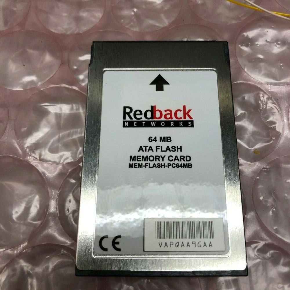 RedBack MEM-FLASH-PC64MB, 64MB ATA Flash Memory Card (VAPQAA9GAA)