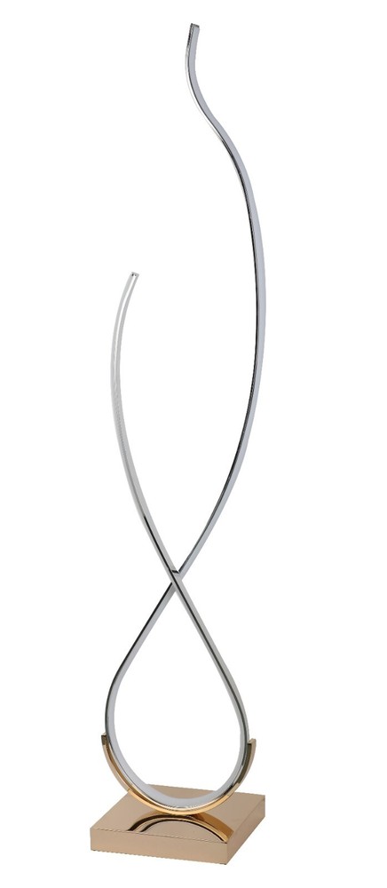 Tara LED 63" Floor Lamp with Dimmer Remote Control