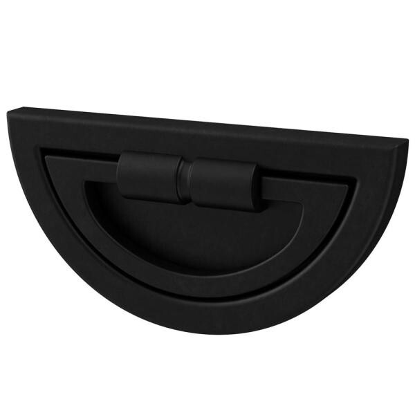 (12 Pack) 3" Warm Industrial Campaign Pull Flat Black