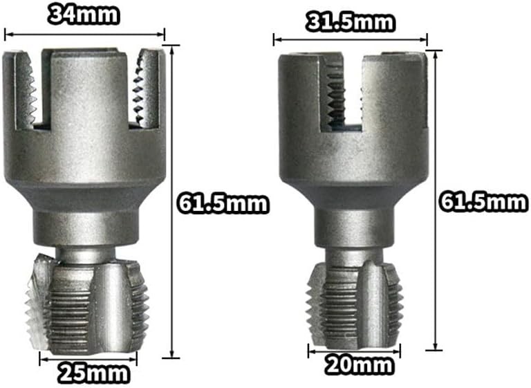 Integrated Internal&External Pipe Threading Tool, Dual-Function Pipe Thread Tool