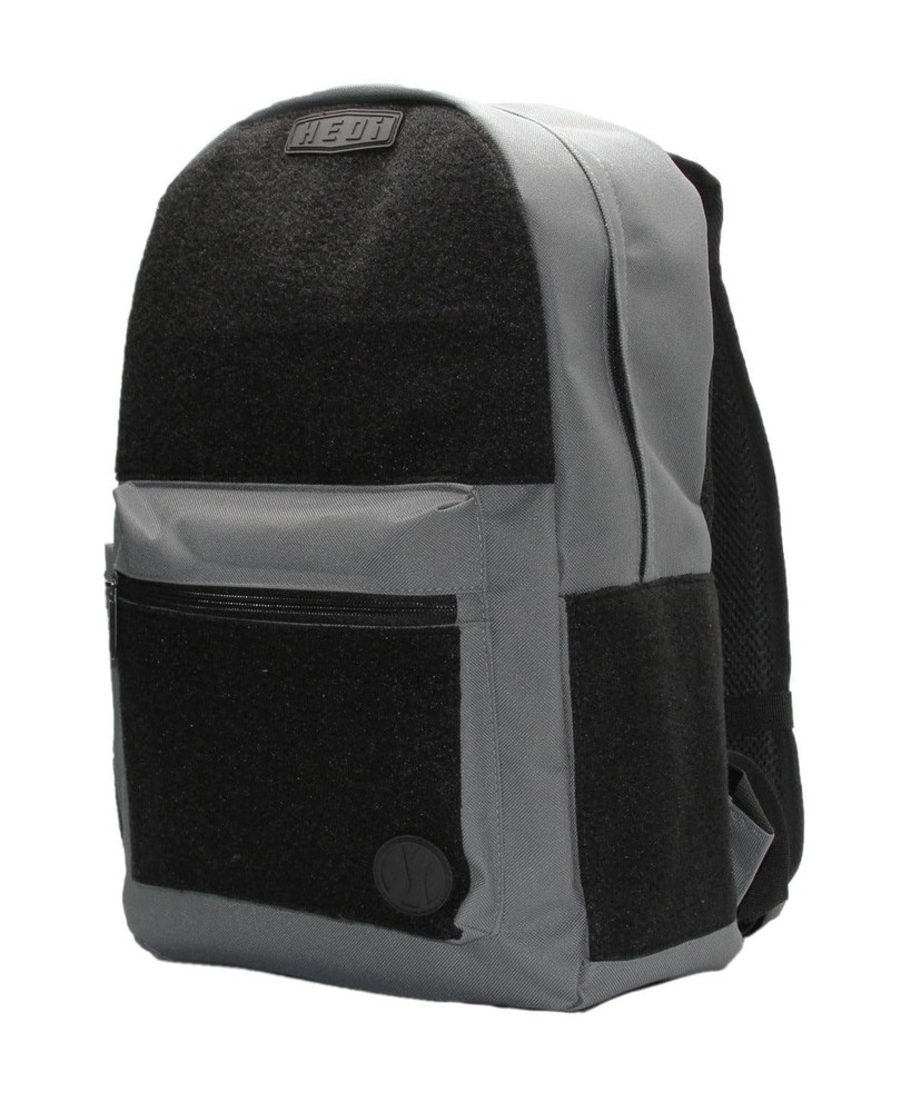 HEDiGEAR Base Backpack (Gray) – Medium 17L Backpack with Hook & Loop Panels f...