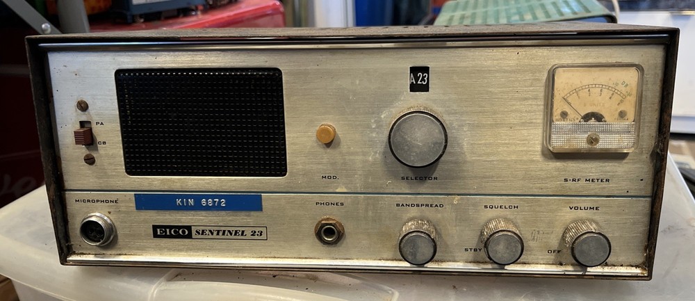 EICO Sentinel 23 Ham Radio Transmitter ( Parts Only )