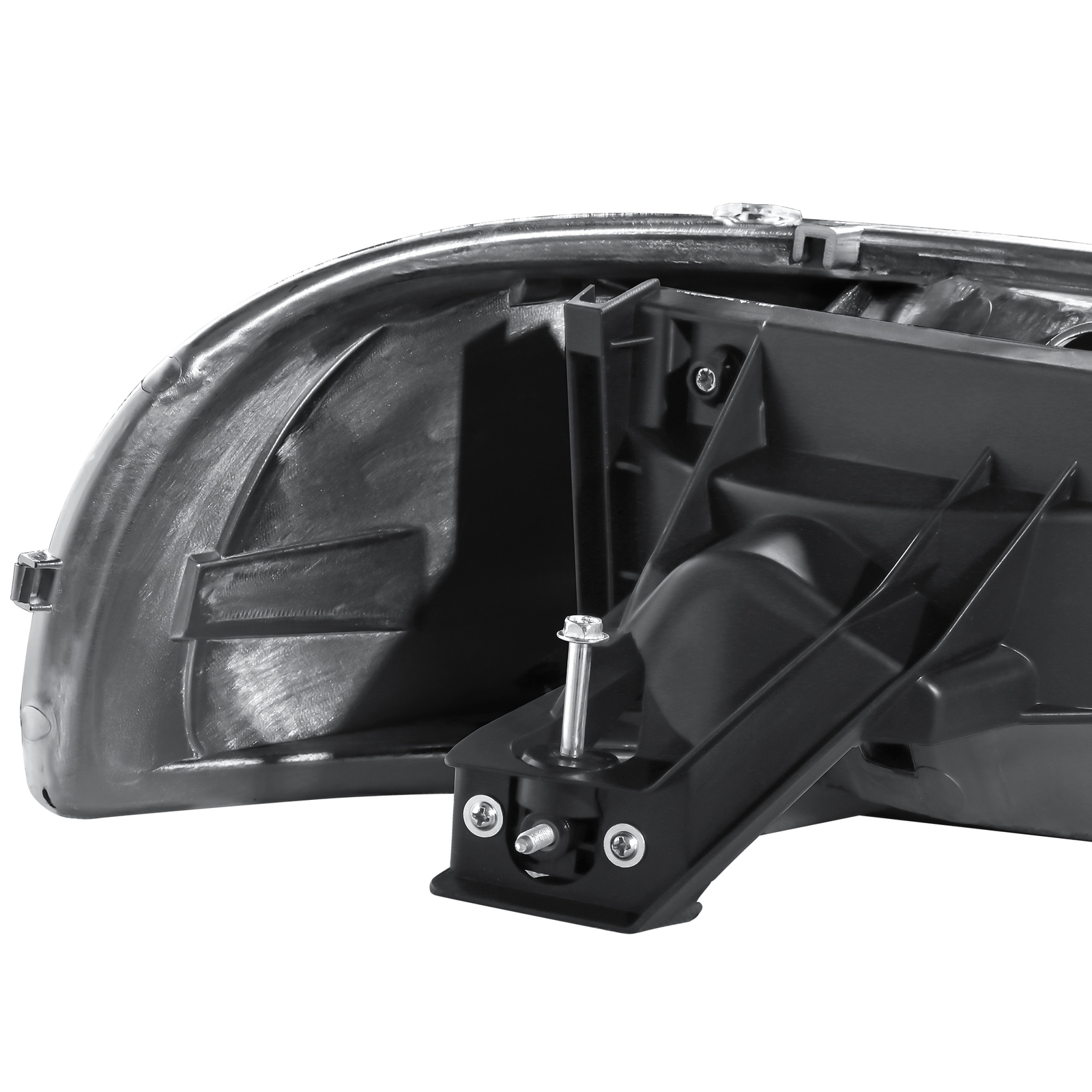 Pair Chrome Headlights w/ Bumper Lamps For 2000-2006 GMC Yukon Sierra 1500 2500