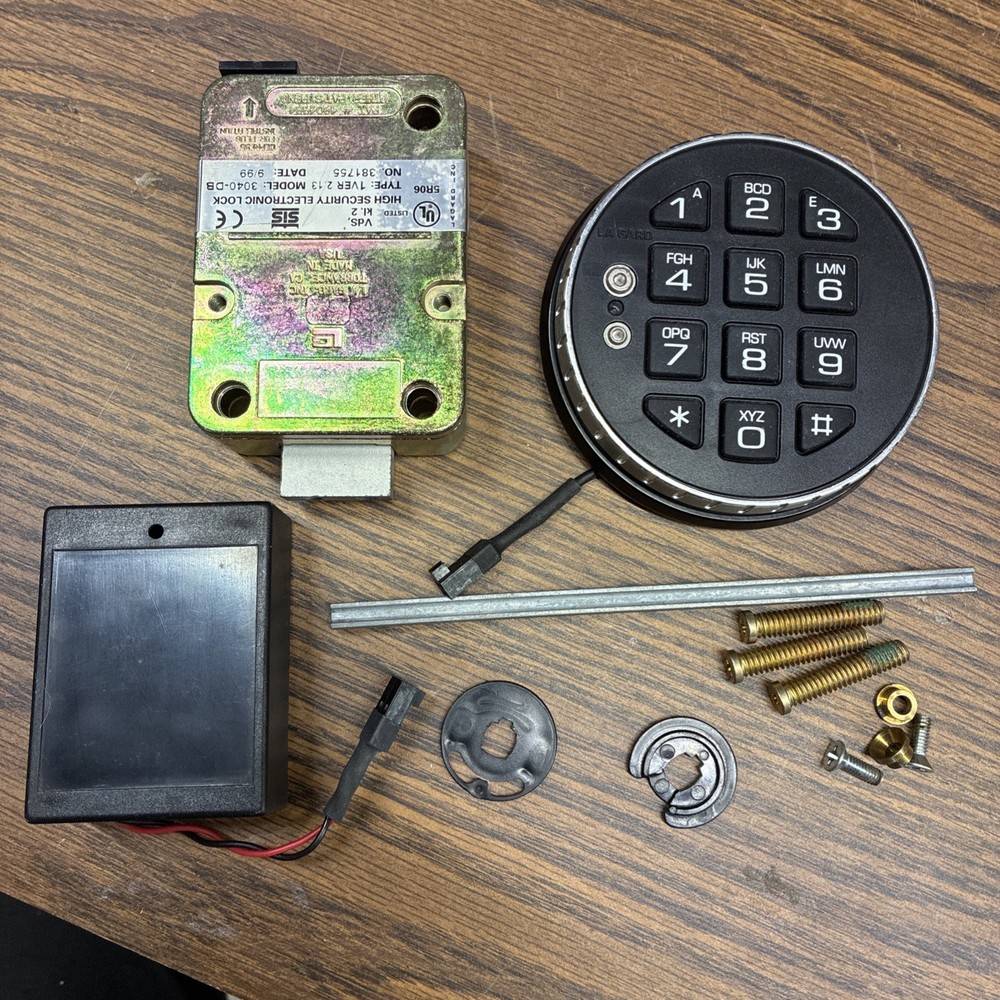 LaGard 33E Electronic Combo Lock Kit, Reset, Refurbed, Complete Kit, Work Great