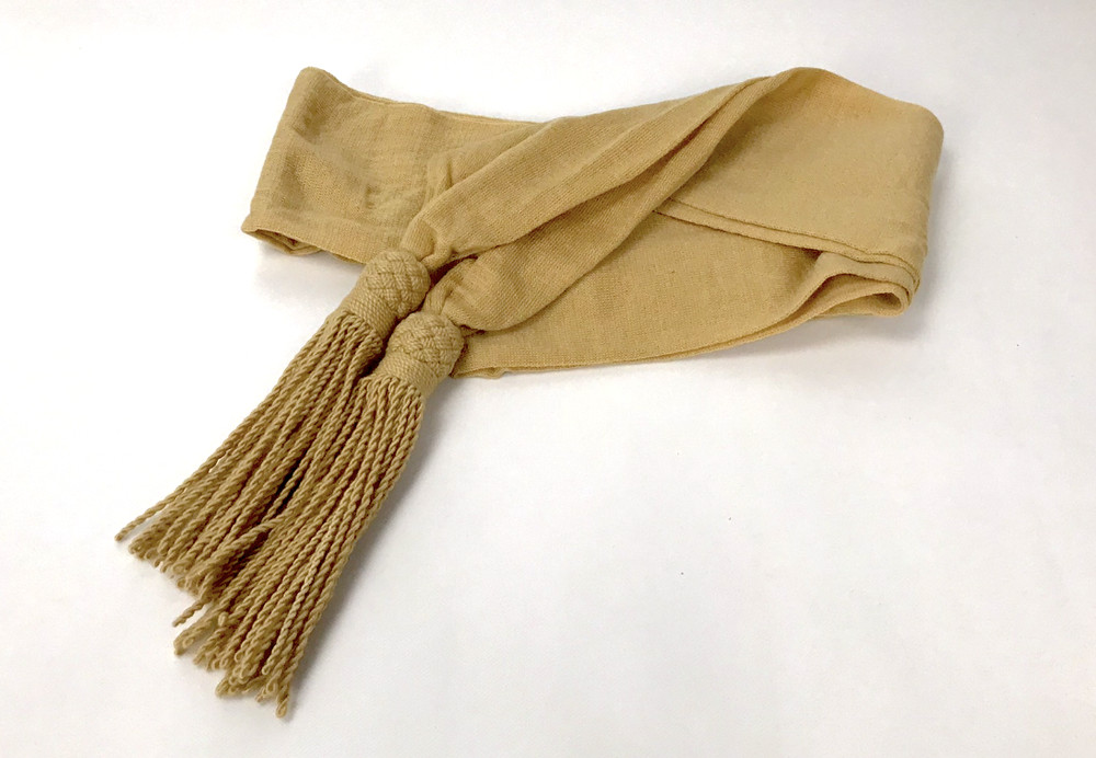 Wool Sash - Buff Color - Reenactment