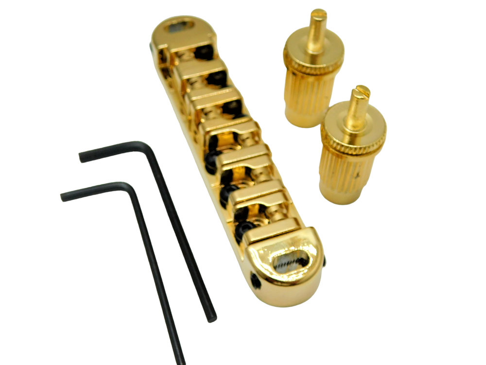 Wilkinson LOCKING ROLLER Bridge for Les Paul® Epiphone® Guitar - GOLD