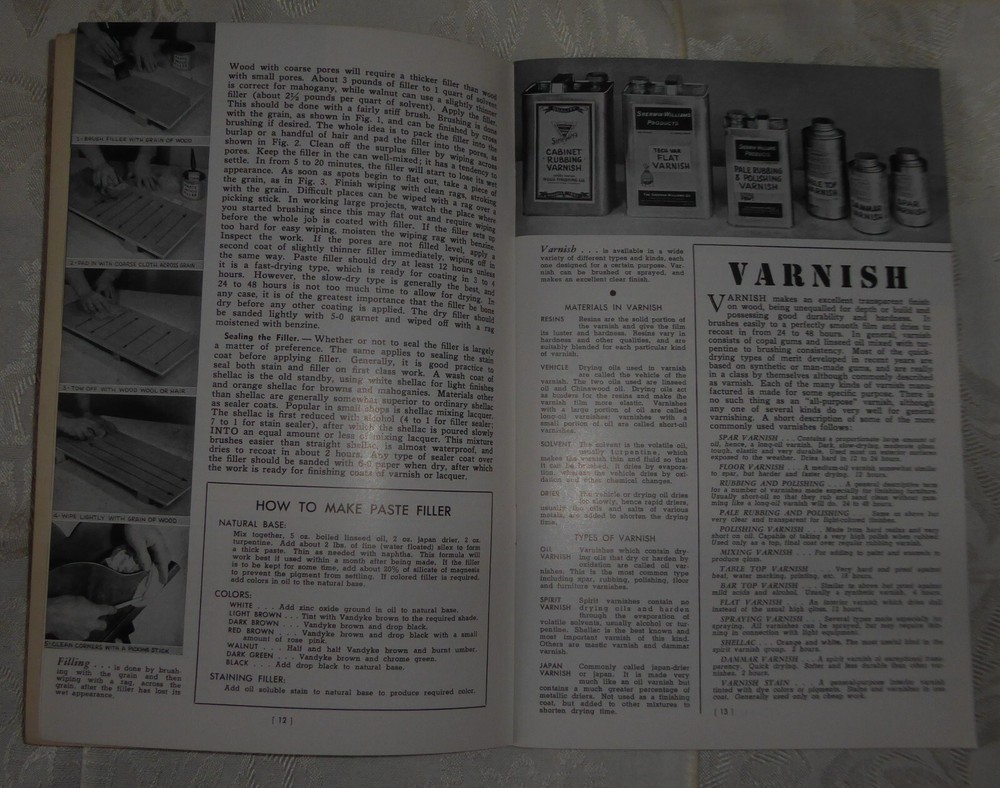 Vintage 1940 Practical Finishing Methods Book No 4543