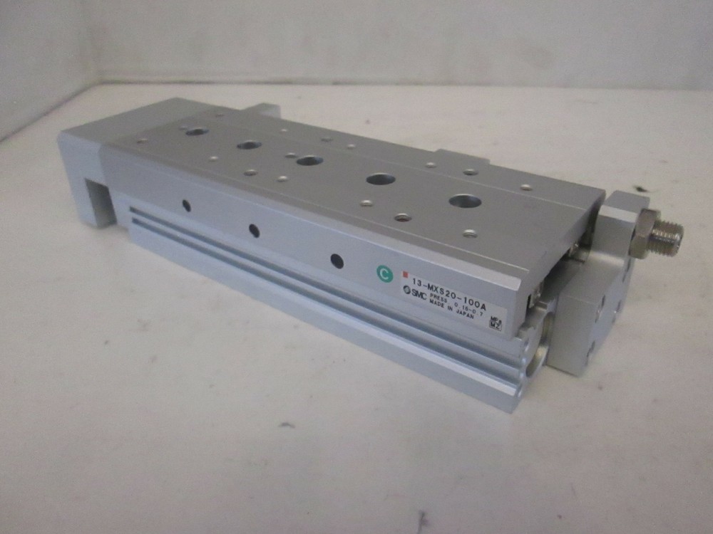 SMC, Linear Guide Actuator, 13-MXS20-100A, Used