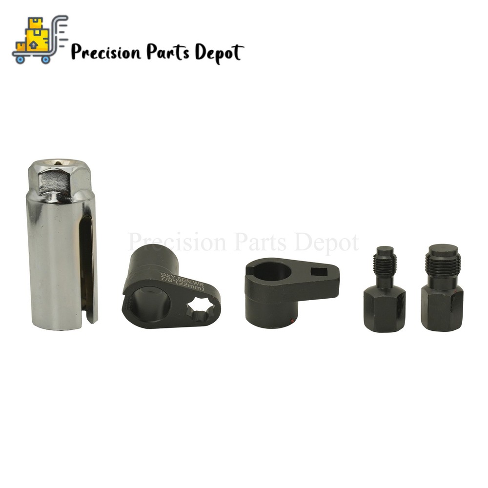 5PCS O2 Oxygen Sensor Socket Thread Chaser O2 Sensor Wrench Removal Tool Kit Set