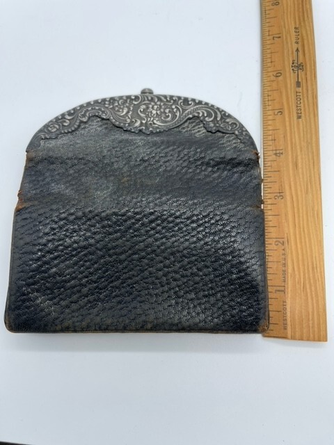 Gorham 1889 Gorham Leather & Sterling Silver Wallet