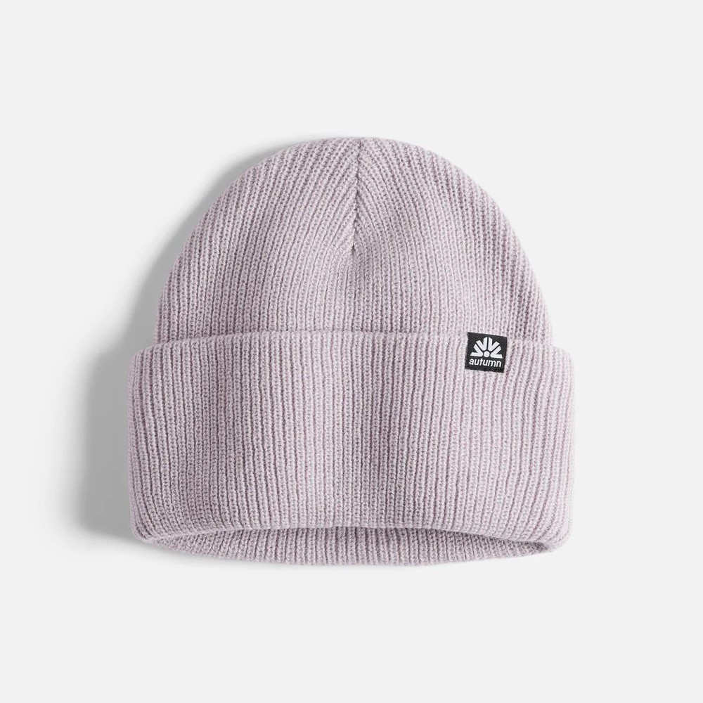 Autumn Simple Solid Beanie Hat, Whisper Pink
