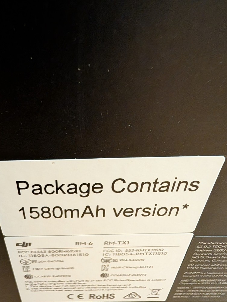 dji Ronin-M 3 Axis Professional Camera Stabilization System Handheld Open Box
