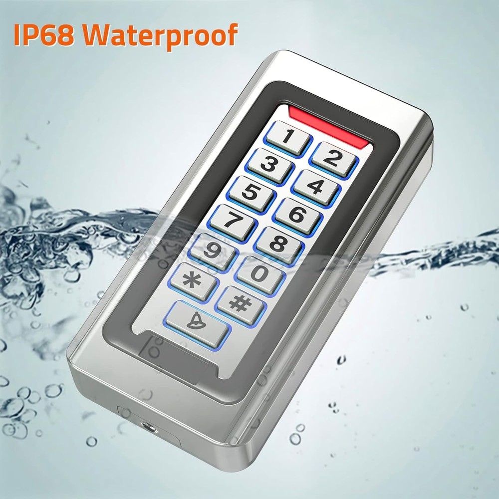 Robust Metal Access Control System with Remote Access and Anti-Prying Features