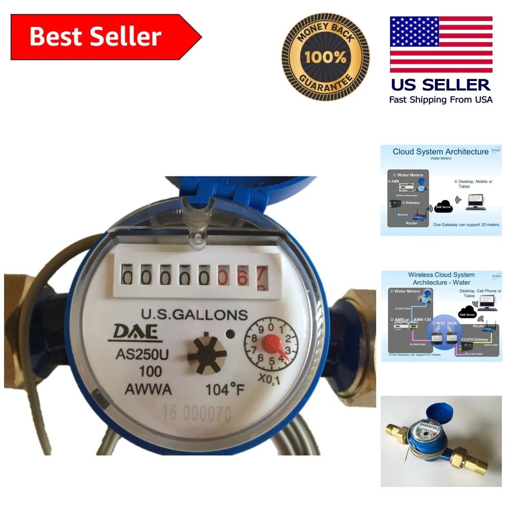 1" Pulse Output Water Meter - Accurate Cloud Metering for Efficient Consumption
