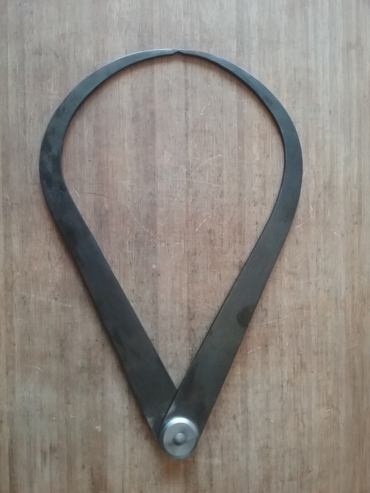 Antique 13" Inch Outside Calipers * 1/8" Thick " Very Solid Tool* LARGER SIZE