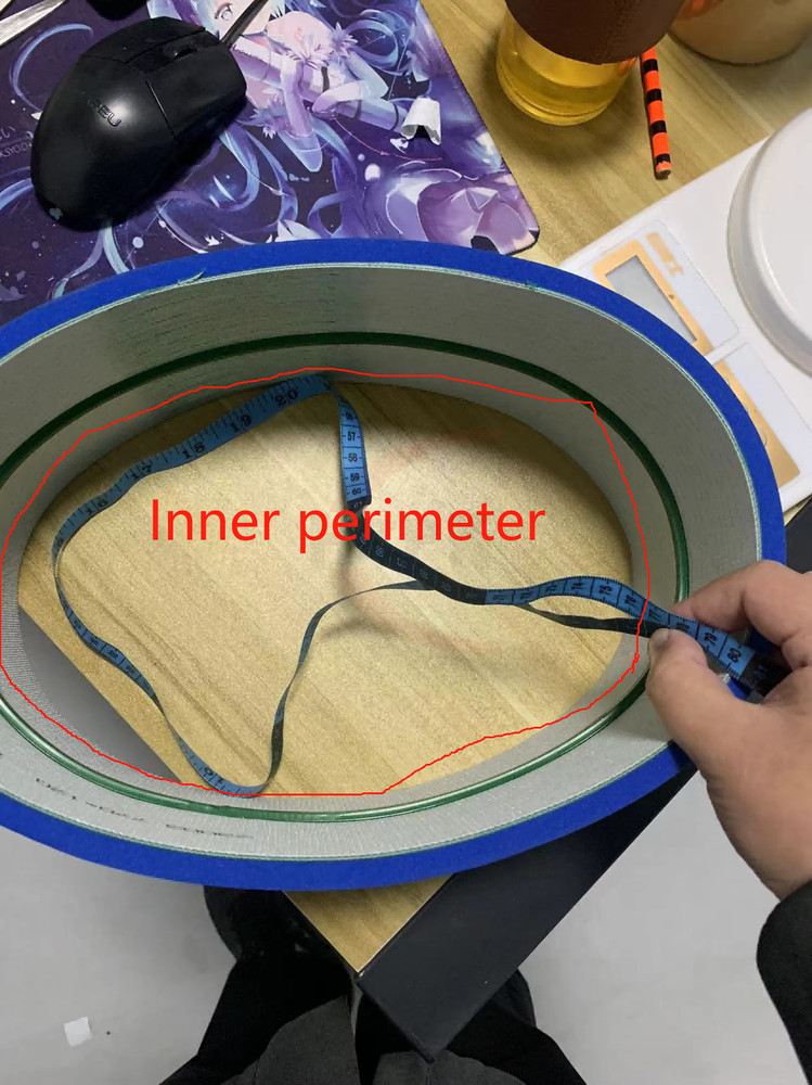 Customized Automatic Labeling Machine Blue Sponge Strap Cloth Belt
