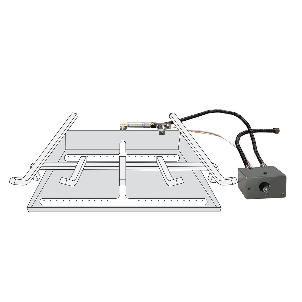 Skytech AF-LMF Manual Fireplace Gas Valve Control Kit