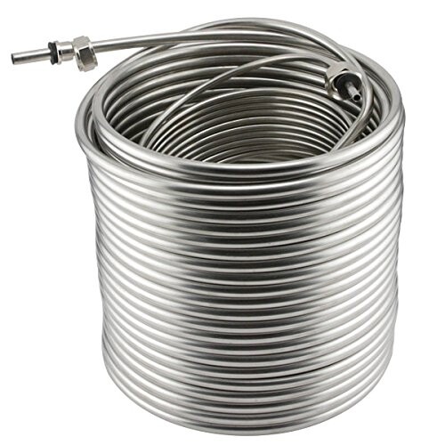 Jockey Box Stainless Steel Coil - 120' - Left Hand Coil