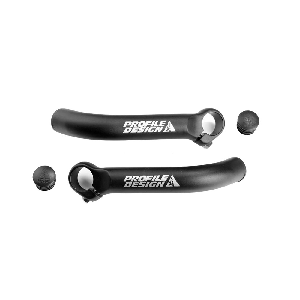 Profile Design Brief Bar Ends - Matte Black