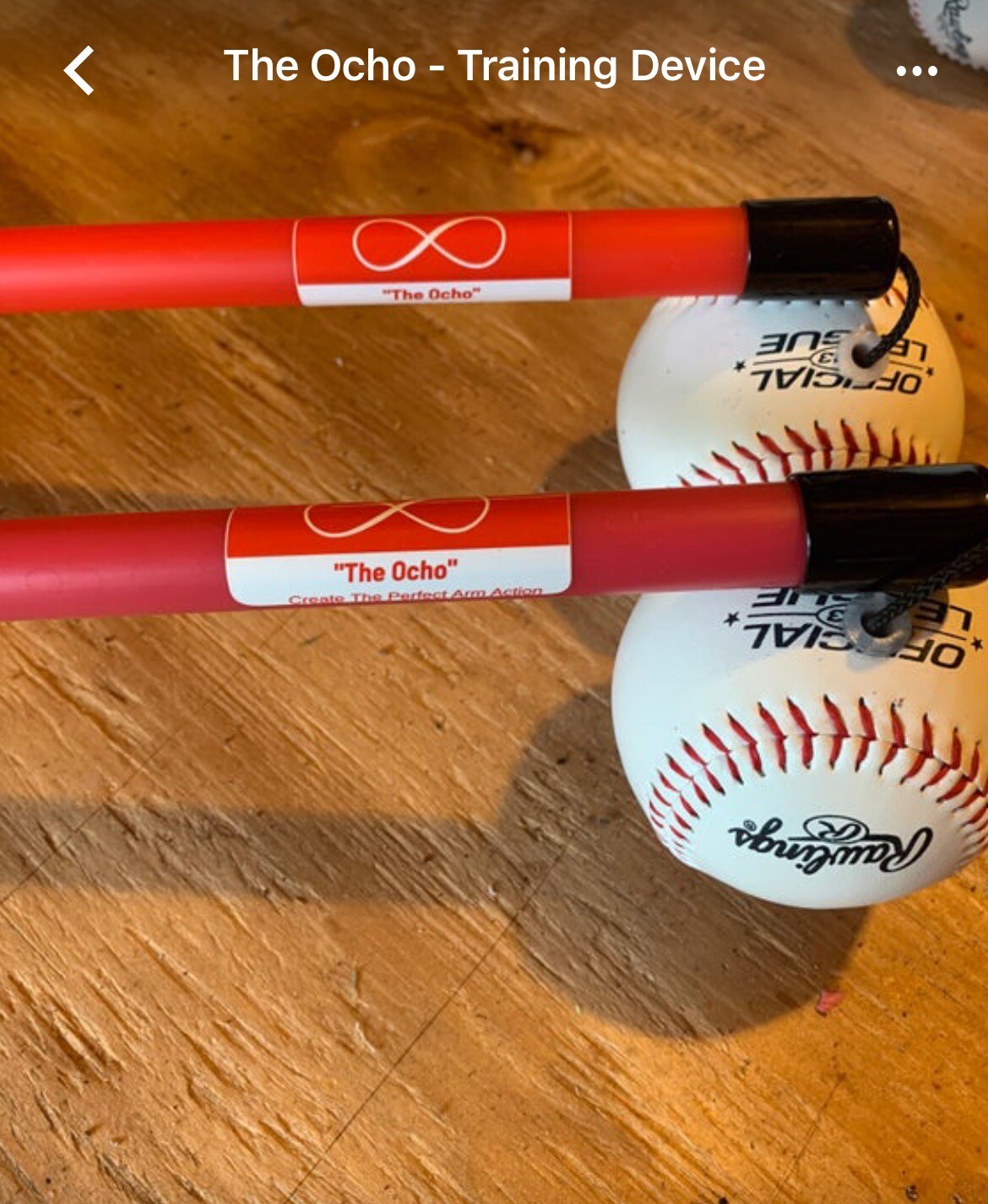 “The Ocho” Baseball Throwing Device (Rev throw , Revolution Thrower)