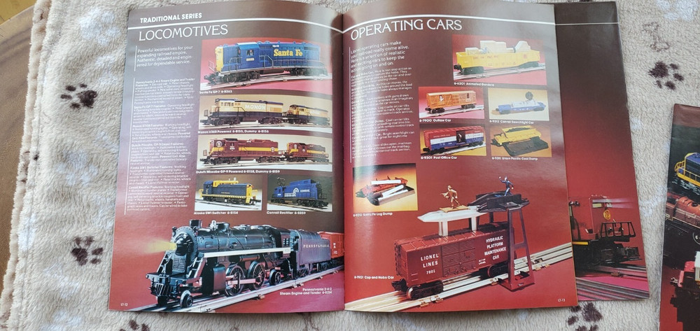 Three 1982 Fundimensions Lionel Trains Catalogs / Brochures
