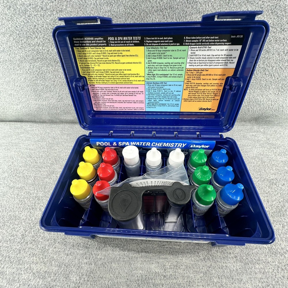 LESLIE'S / TAYLOR - Complete DPD Poolcare Test Kit E2012 (C)