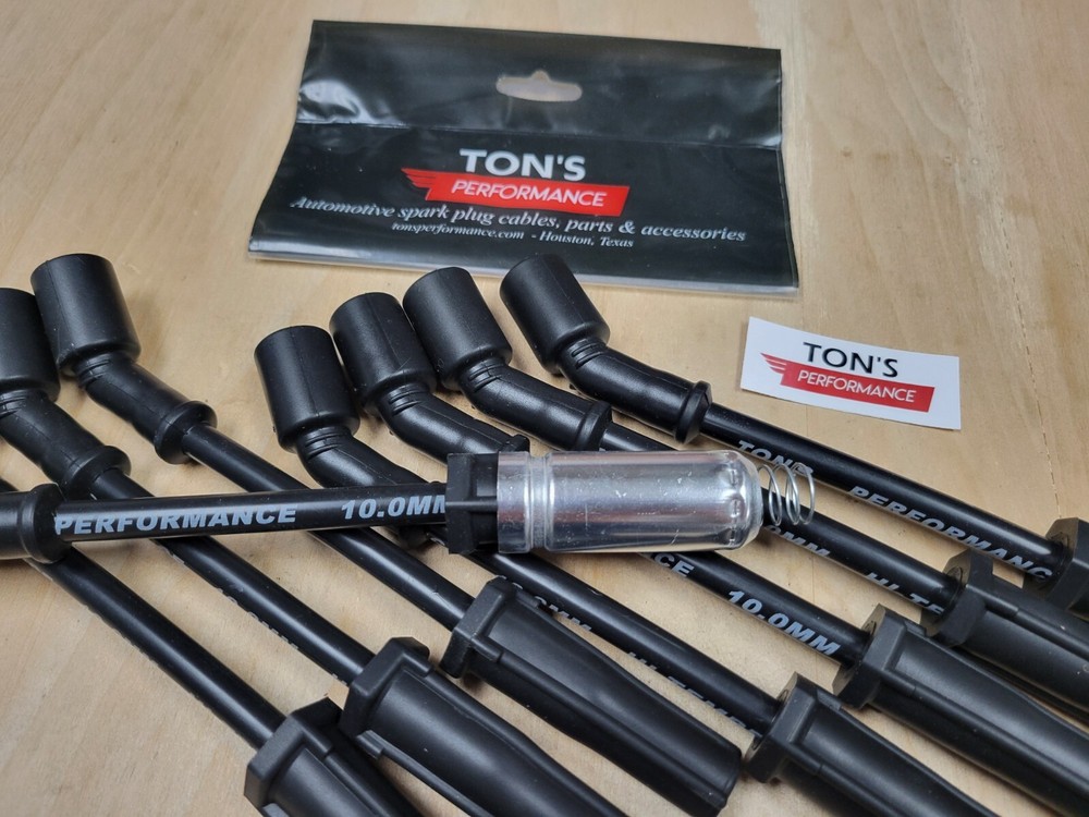 Ton's Performance 10mm 9" Spark Plug Wire Set LS LS1 LS2 LS3 LS6 Camaro Corvette