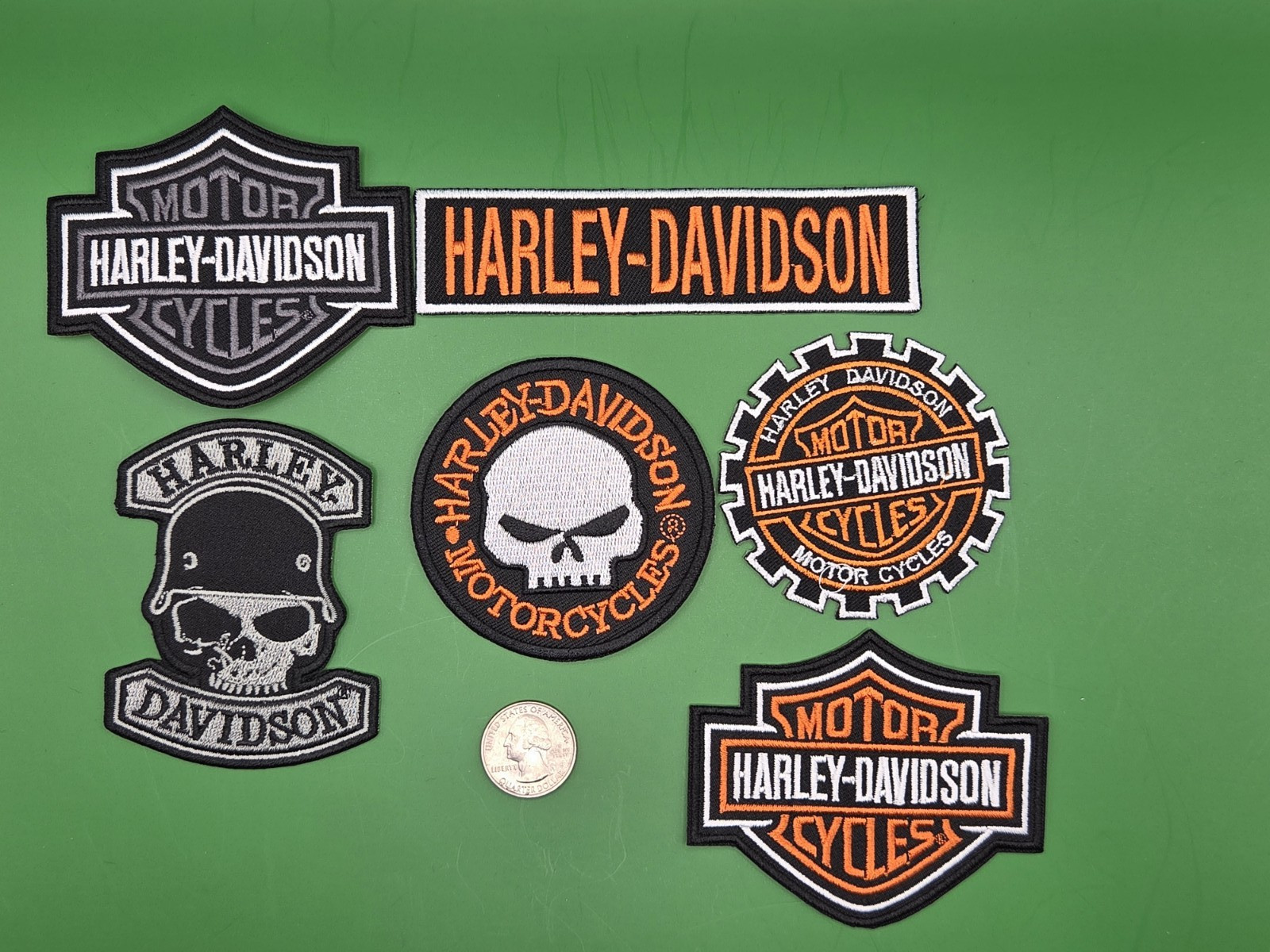 HARLEY-DAVIDSON PATCH LOT OF 6 NEW