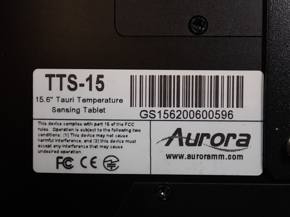 Tauri TTS-15 15.6" Tauri Infrared Temperature Sensing Tablet Android Based (R18)