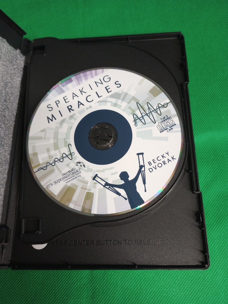 SPEAKING MIRACLES Becky Dvorak 3-Audio CD Set