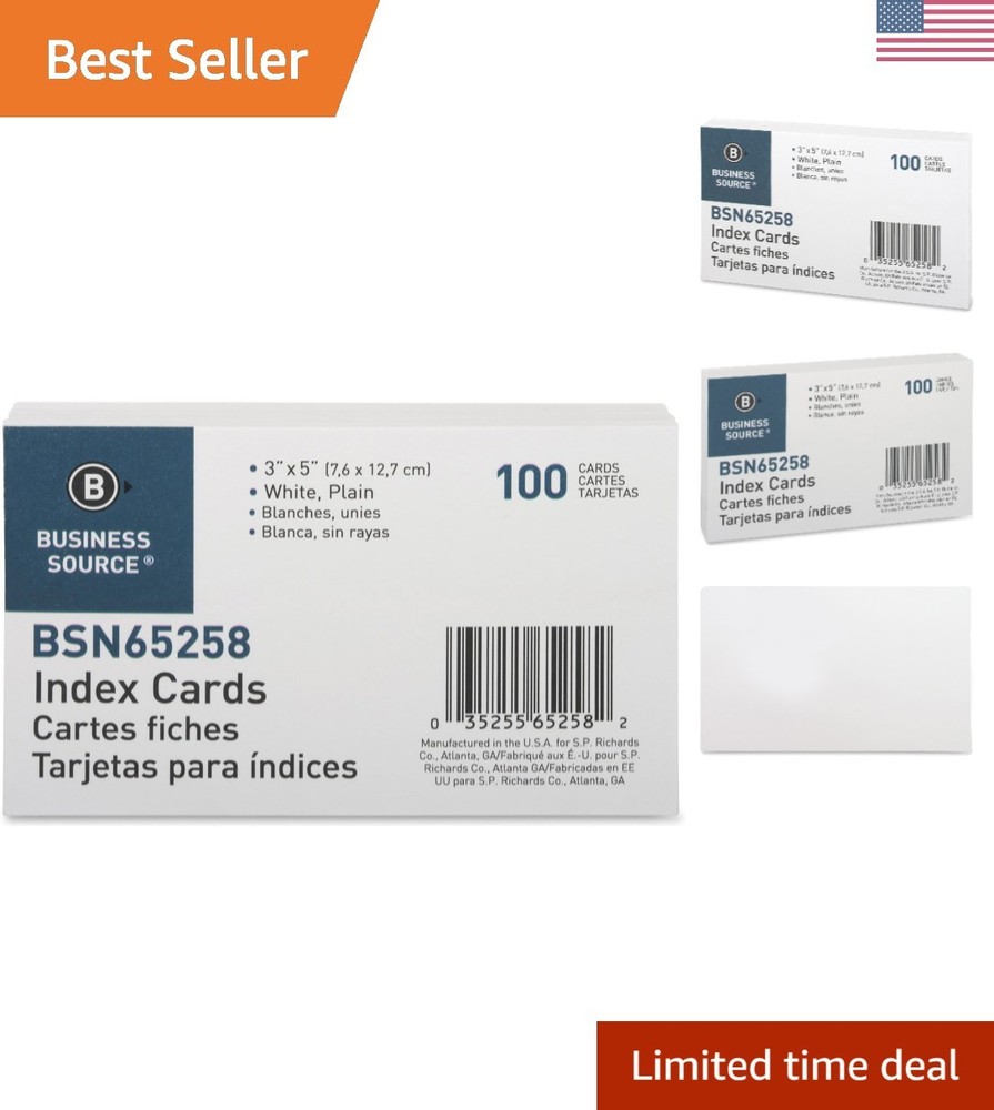 Plain Index Cards 3
