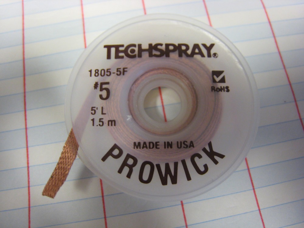 Techspray 1805-5f Desoldering Braid  #5