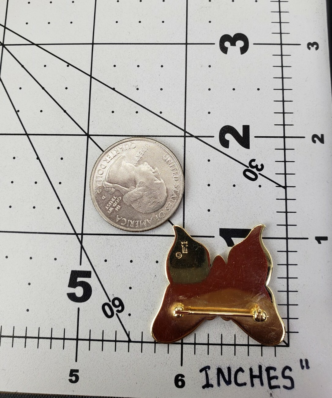 James Avery Retired 14k Butterfly Brooch Convertible To Pendant Solid Gold Heavy