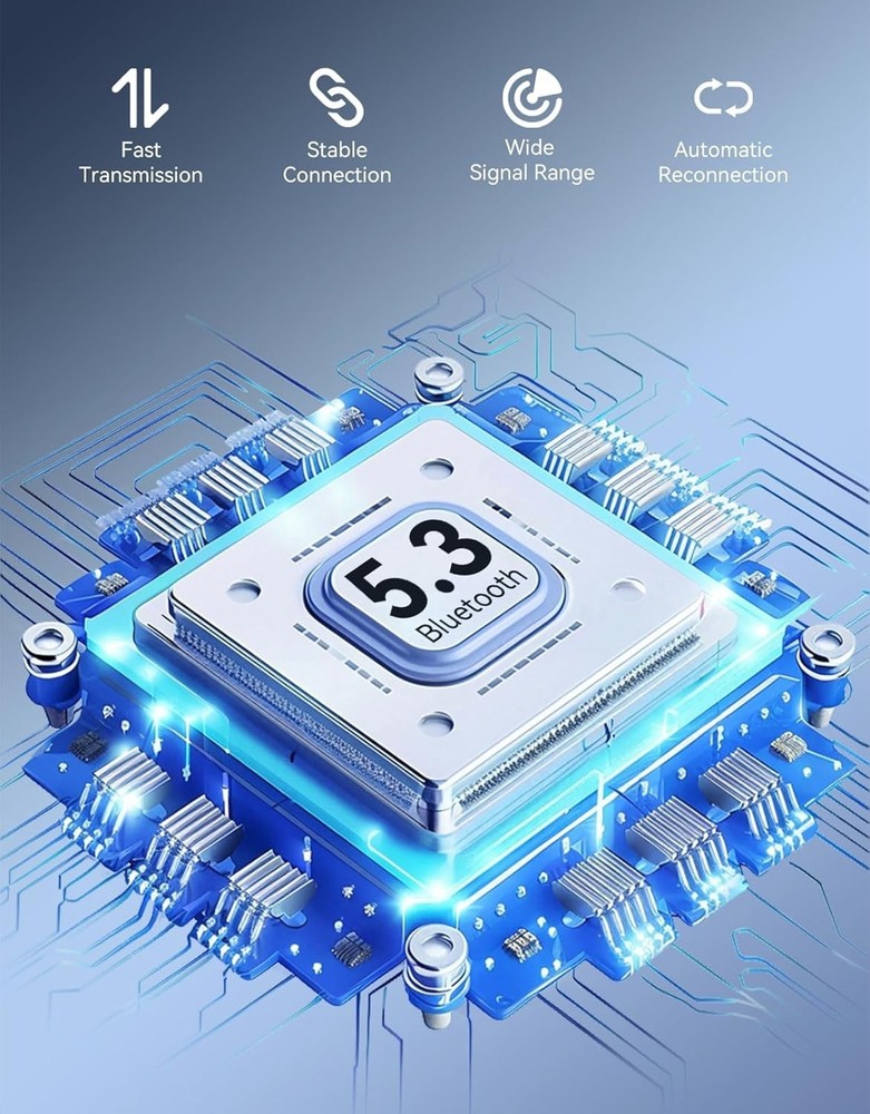 Wireless 3.5mm Bluetooth Adapter with LED Display for Clear Audio Streaming