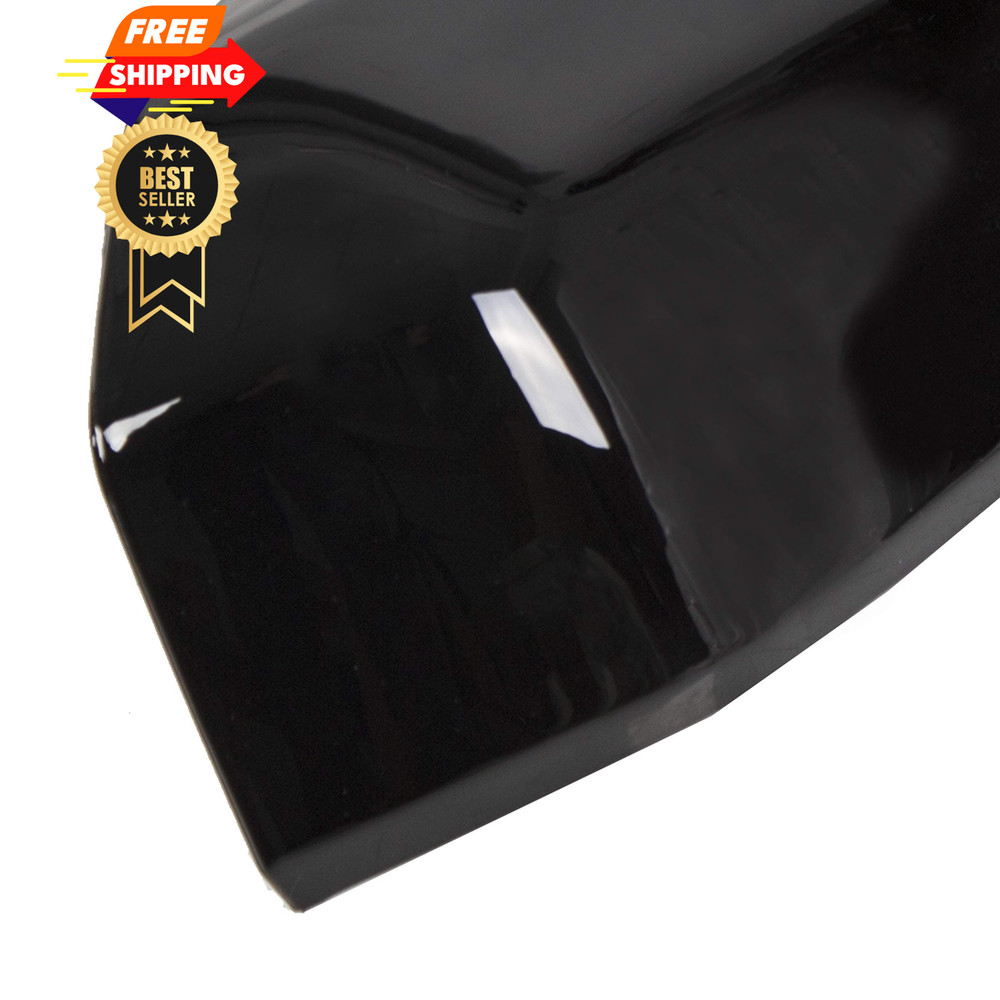 ECOTRIC Top Half Upper Driver/Passenger Side View Gloss Black Medium,