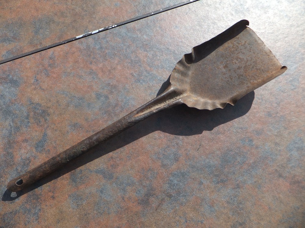 Vintage 19" Rustic Primitive Fireplace Shovel