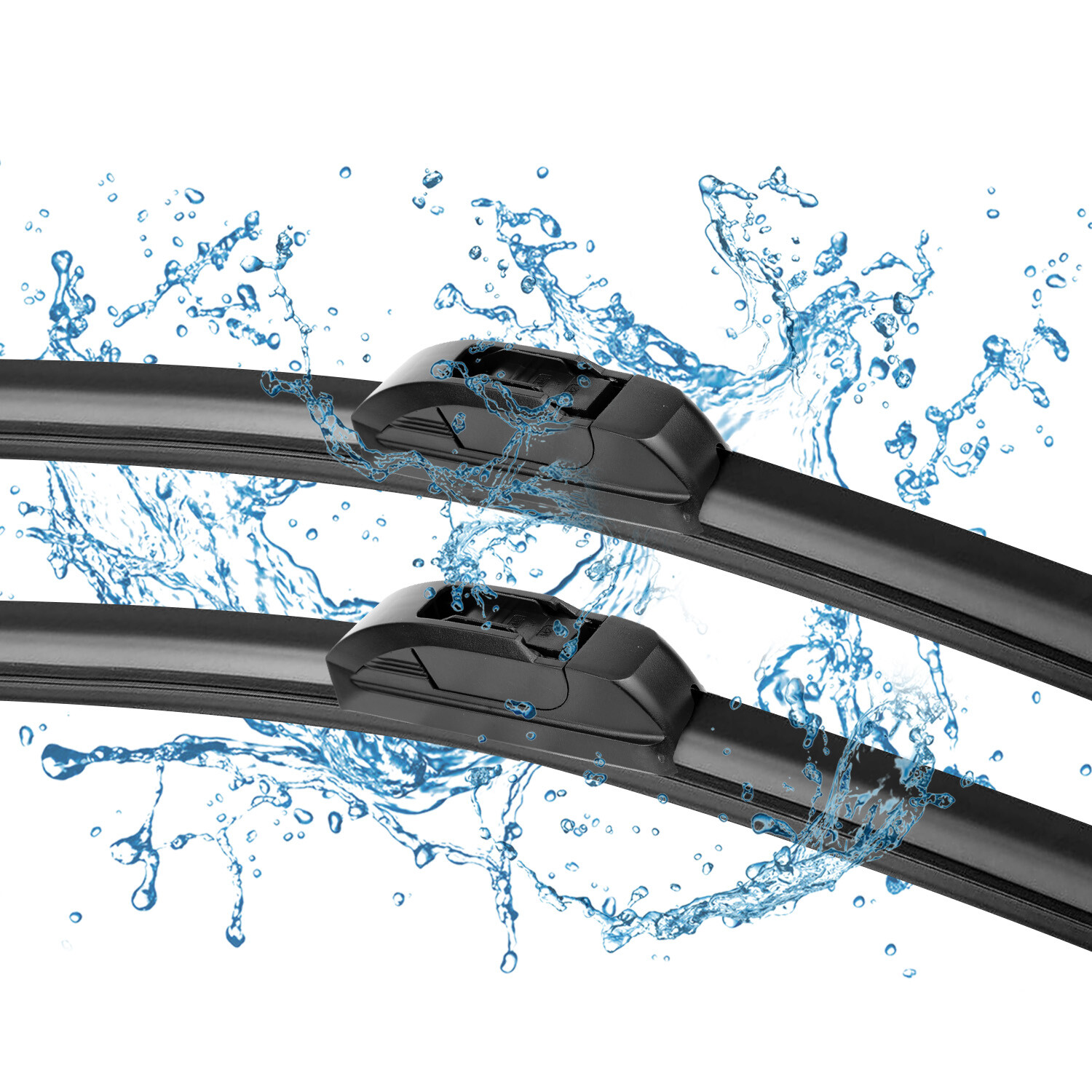 OEM Quality Windshield Wiper Blades Streak-Free Spotless 26inch+18inch 2 in Pack