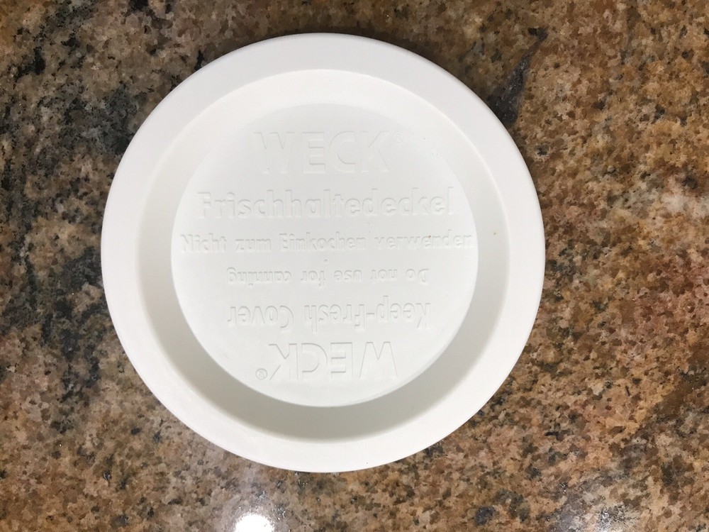 Weck 80mm (Medium￼) Canning Jar Reusable lids￼. New 5 Per package￼