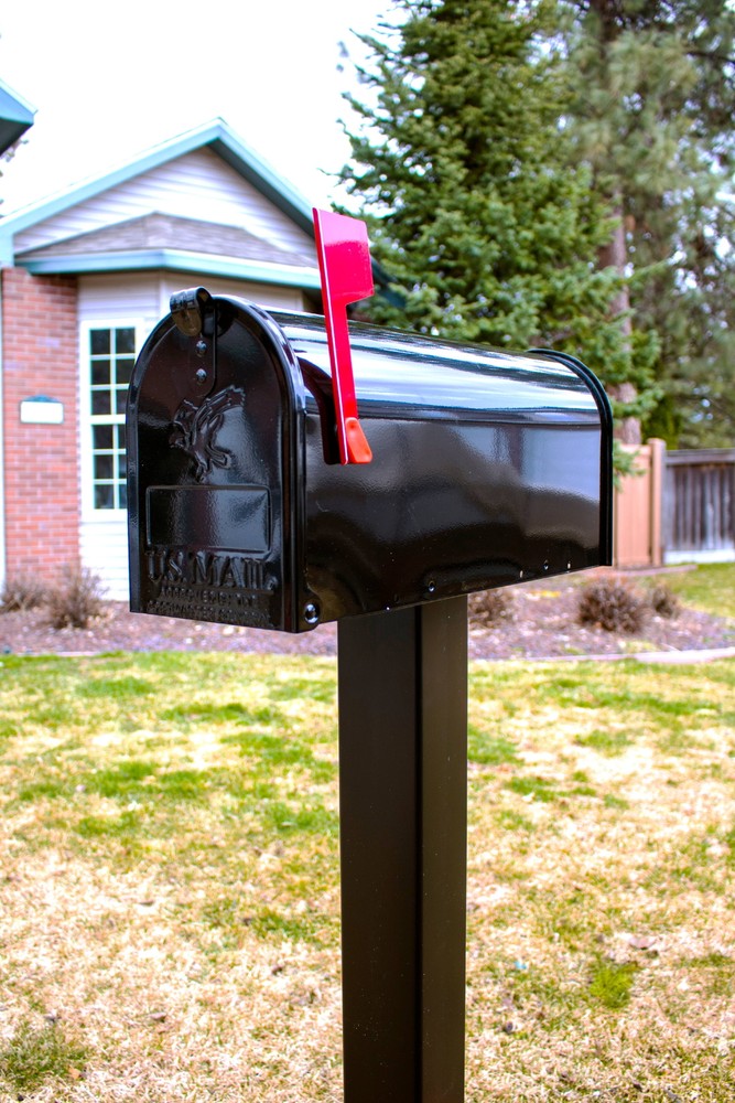 Architectural Mailboxes Elite Galvanized Steel, Medium, Post-Mount Mailbox